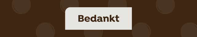 Bedankt 2